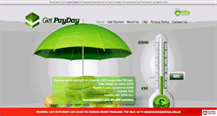 Desktop Screenshot of getpayday.co.uk